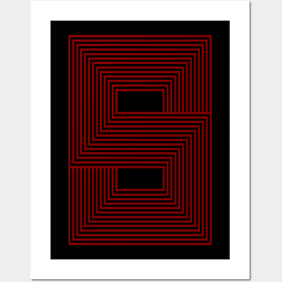 Square S Posters and Art